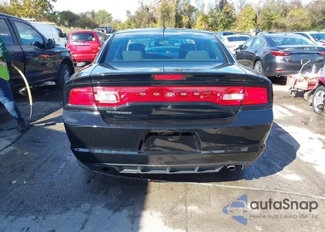 2014 Dodge Charger Police из США, поврежденный, VIN 2C3CDXAT2EH172007